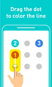 Connect dots puzzle game screenshot 0