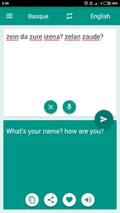 Basque-English Translator screenshot 1
