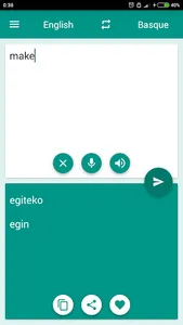 Basque-English Translator screenshot 2