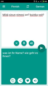 Finnish-German Translator screenshot 1
