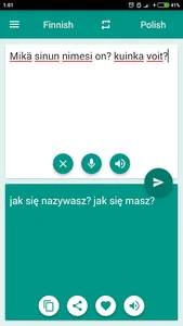 Finnish-Polish Translator screenshot 1