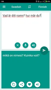 Finnish-Swedish Translator screenshot 0