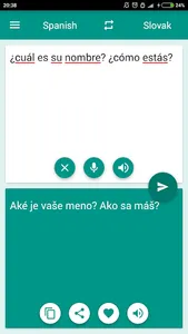 Slovak-Spanish Translator screenshot 0