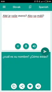 Slovak-Spanish Translator screenshot 1