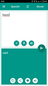 Slovak-Spanish Translator screenshot 2