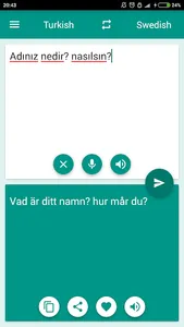 Swedish-Turkish Translator screenshot 0