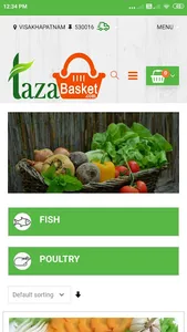Taza Basket.com Fresh Fish Chi screenshot 1