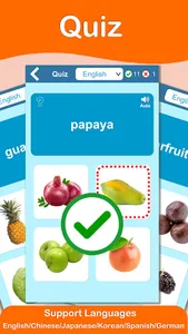 Fruits Cards : Learn English screenshot 4