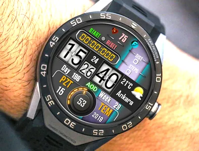 FS 133 Digital Watch Face For  screenshot 0