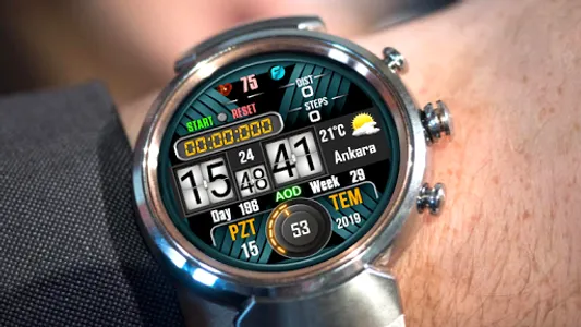 FS 133 Digital Watch Face For  screenshot 1