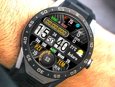 FS 133 Digital Watch Face For  screenshot 3