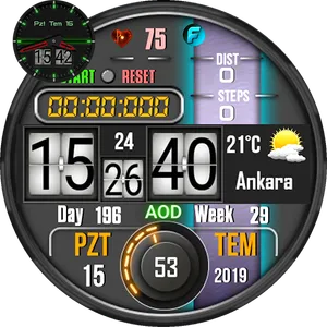 FS 133 Digital Watch Face For  screenshot 4