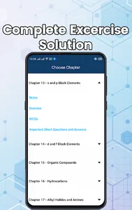Chemistry 12th Class Exercise  screenshot 2