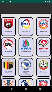 Emblems Football Federations screenshot 2