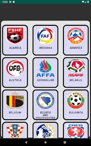 Emblems Football Federations screenshot 5
