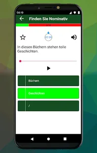 Übungen Dativ Akkusativ Geniti screenshot 2