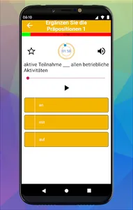 Verben mit Praposition mit Aud screenshot 1