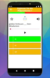 Verben mit Praposition mit Aud screenshot 4