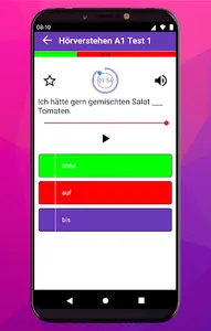 Übungen Grammatik mit Hören A1 screenshot 2