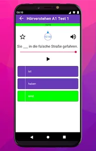 Übungen Grammatik mit Hören A1 screenshot 3