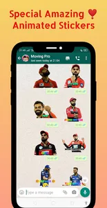 Funny Cricket Animated Sticker screenshot 1