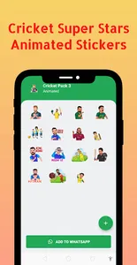 Funny Cricket Animated Sticker screenshot 2