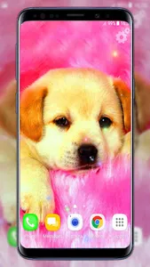 Cute Puppies Live Wallpaper screenshot 1