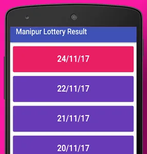 Manipur State Lottery Result screenshot 1
