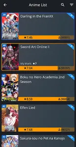 Aninet - Anime list screenshot 2