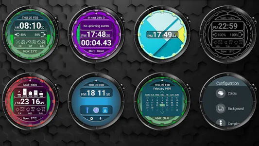 Grid Watch Face screenshot 1