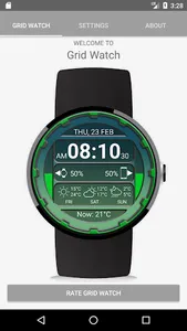 Grid Watch Face screenshot 3