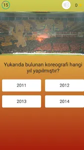 Galatasaray Information Quiz screenshot 1