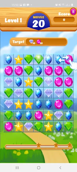 Jewel crush screenshot 2