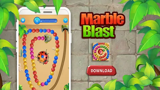 Marble Blast:Ball Blast Games screenshot 0