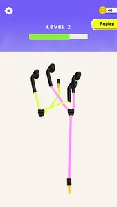 Messy Earphones 3D screenshot 1