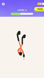 Messy Earphones 3D screenshot 2