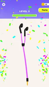 Messy Earphones 3D screenshot 6