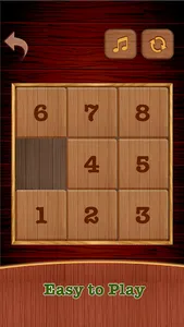 Wooden 15 Puzzle ! Number Slid screenshot 1