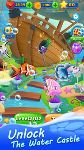 Ocean Fish Aquarium Match 3 screenshot 1