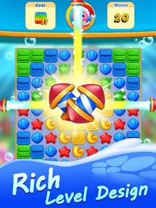 Ocean Fish Aquarium Match 3 screenshot 12