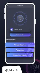 Gum VPN - Private & secure VPN screenshot 0