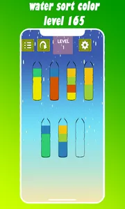 water sort color level 165 screenshot 0