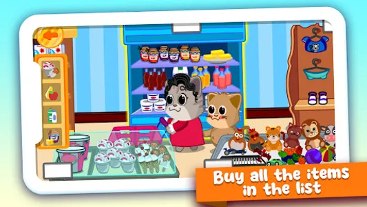 Cat games for kids: shop games screenshot 17