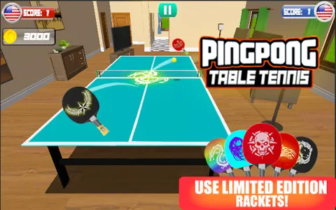 Table Tennis 3D: Ping-Pong Mas screenshot 1