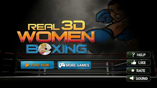 Real 3D Women Boxing screenshot 0