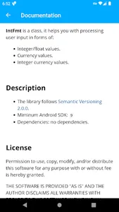 IntFmt Demo screenshot 1