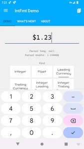 IntFmt Demo screenshot 2