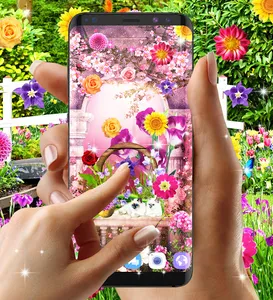 Flower garden live wallpaper screenshot 15