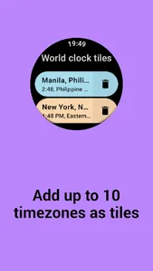 World Clock Tile and App screenshot 1