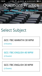 GCC TBC Objective Questions Pr screenshot 1